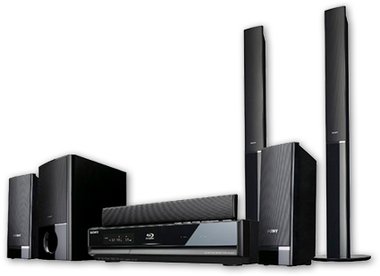 Intex Home Theater Png Download - New Home Theater Sony (574x316), Png Download