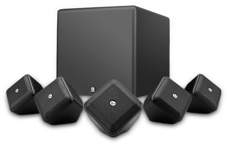 Boston Acoustics Soundware Xs 5.1 Speaker System - (604x314), Png Download