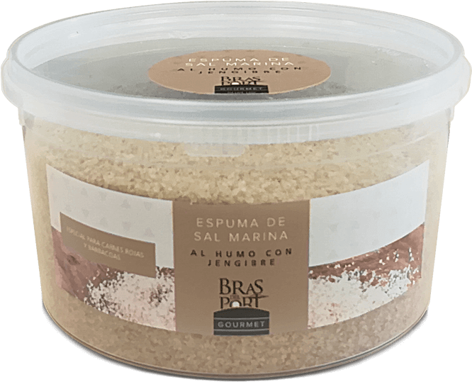 Cubo De Espuma De Sal Marina Ahumada Con Jengibre 600 - Dessert (800x800), Png Download