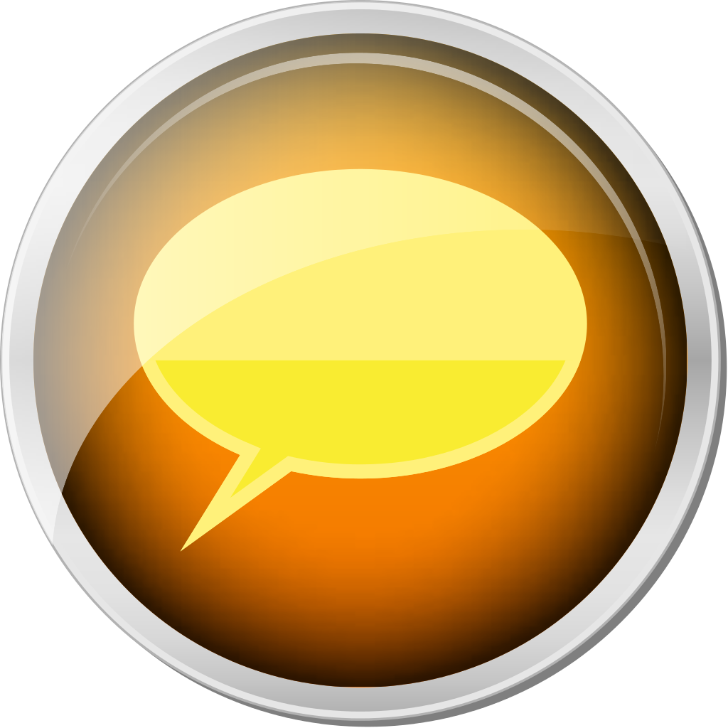 Orange Icon Talk - Icon Edit (1024x1024), Png Download