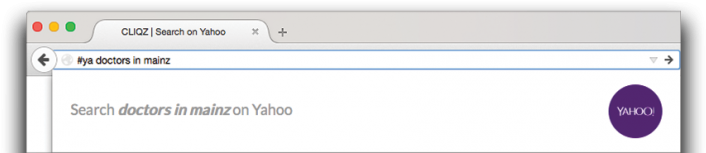 To Search Directly On Google, Type - Cliqz (720x182), Png Download