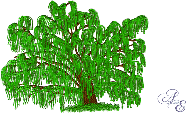 Summer Willow Large - Art (722x361), Png Download