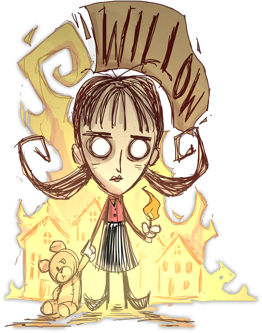 Willow - Willow From Don T Starve (561x720), Png Download
