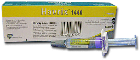 Havrix Vaccine (500x400), Png Download