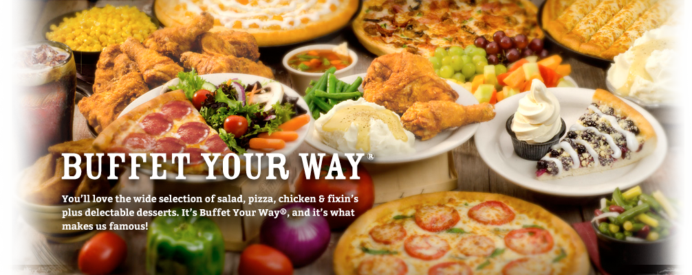 Quotes About Food Buffets - Pizza Ranch (1006x401), Png Download