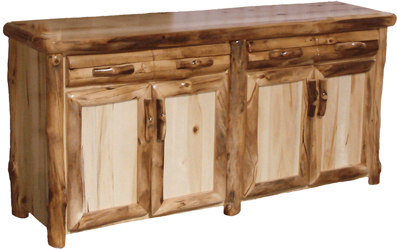 Aspen Log Buffet - Buffet (800x759), Png Download