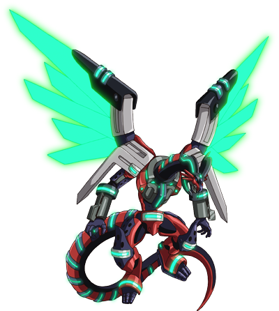 Varrel Load Dragon Full View - Yugioh Vrains Borreload Dragon (400x446), Png Download