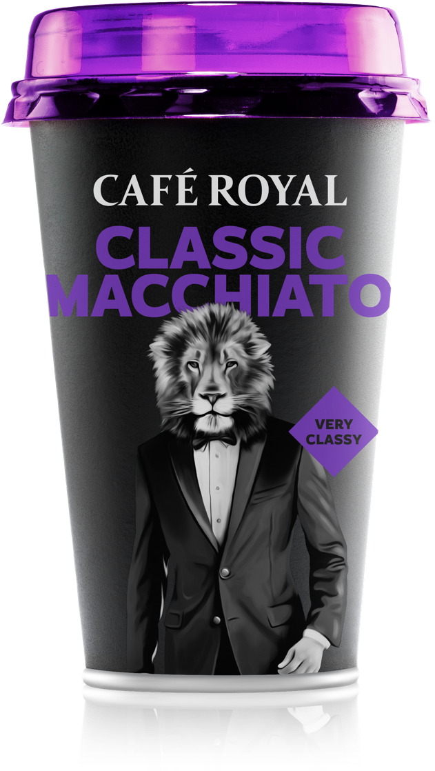 Cafe Royal Classic Macchiato Eiskaffee - Café Royal (1020x1300), Png Download