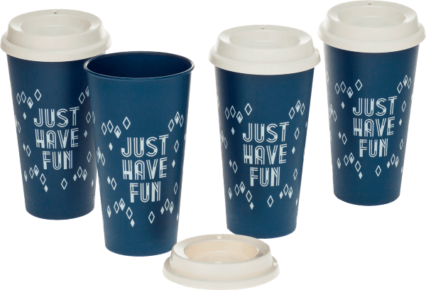 Reusable To-go Cups - Reusable Coffee Cups Transparent (600x408), Png Download