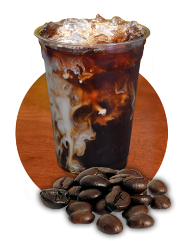Double Brewed Iced Coffee, Get It Sweetened Or With - Iced Coffee (400x542), Png Download