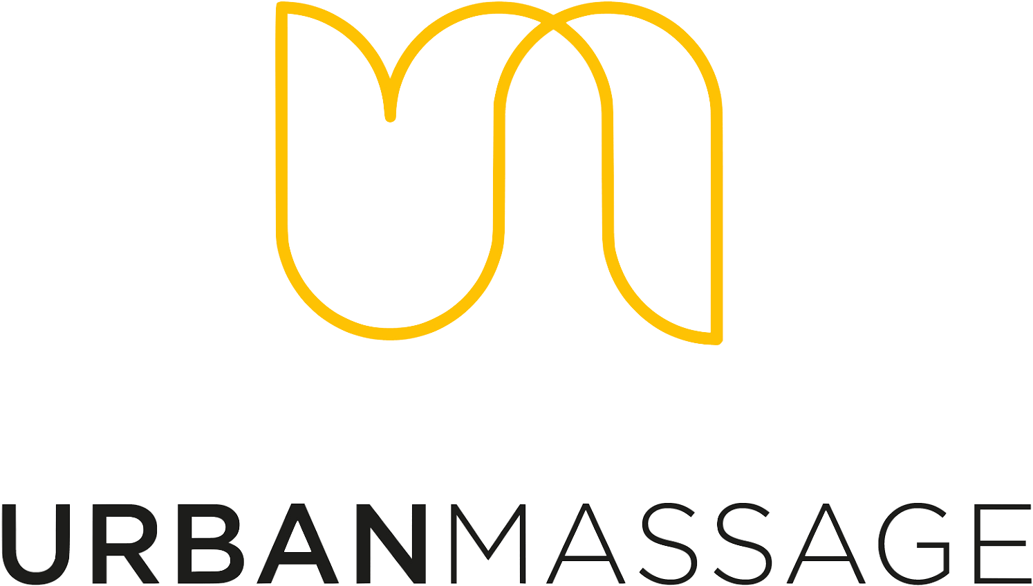 Urban Massage Logo (1600x995), Png Download
