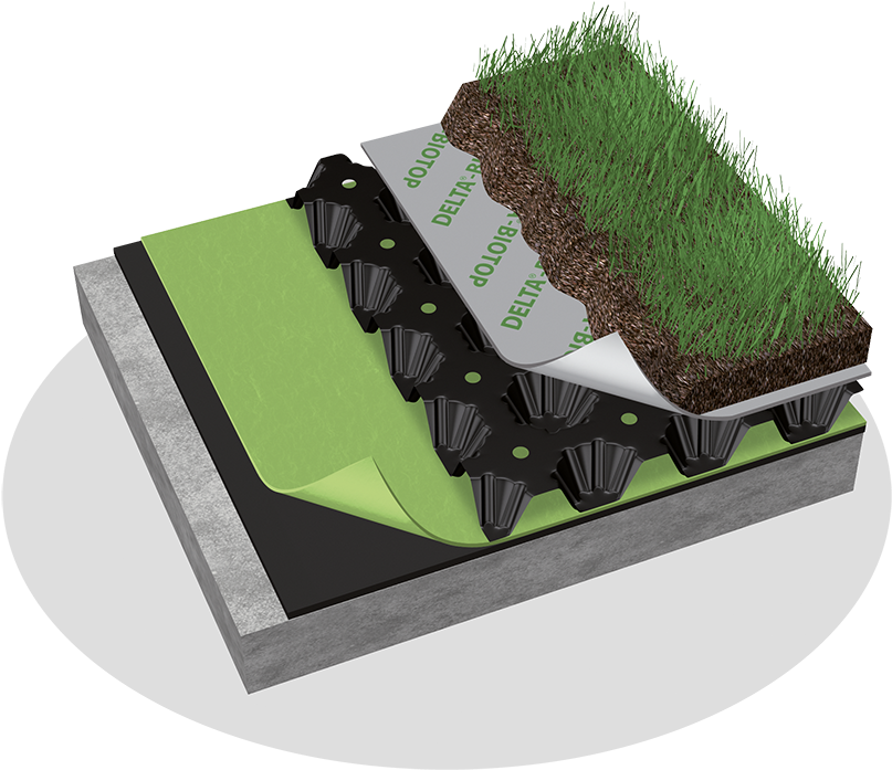 Delta®-root Barrier - House (1200x922), Png Download