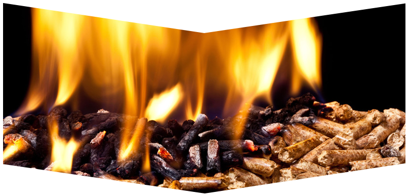 Pelletss Fireplace-doors - Wood (800x429), Png Download