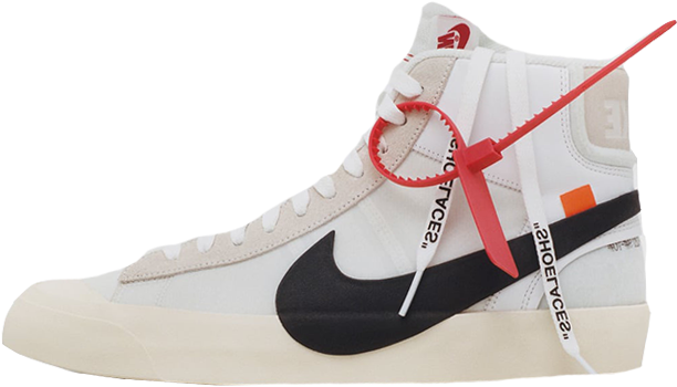 Be Sure To Let Us Know Your Thoughts On This Release - Nike Blazer Off White (640x387), Png Download