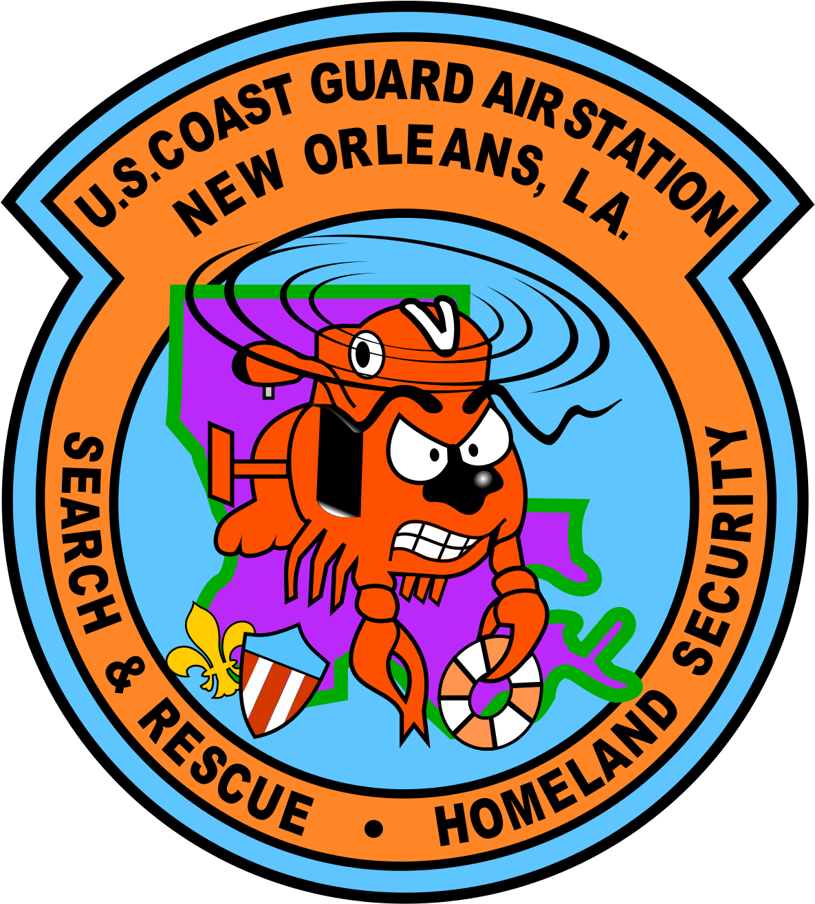Coast Guard Air Station New Orleans (1200x1343), Png Download