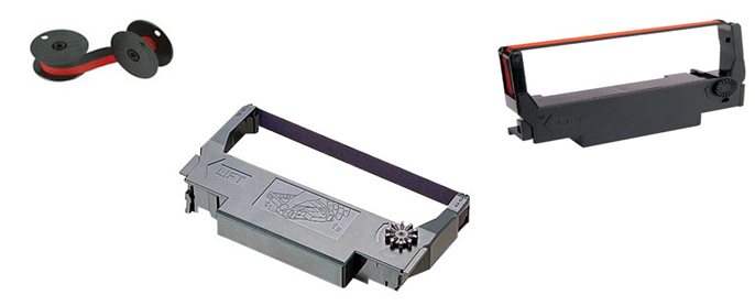 Point Of Sale Printer Ribbons - Epson Erc 38br Ink Ribbon, Black/red (734x324), Png Download
