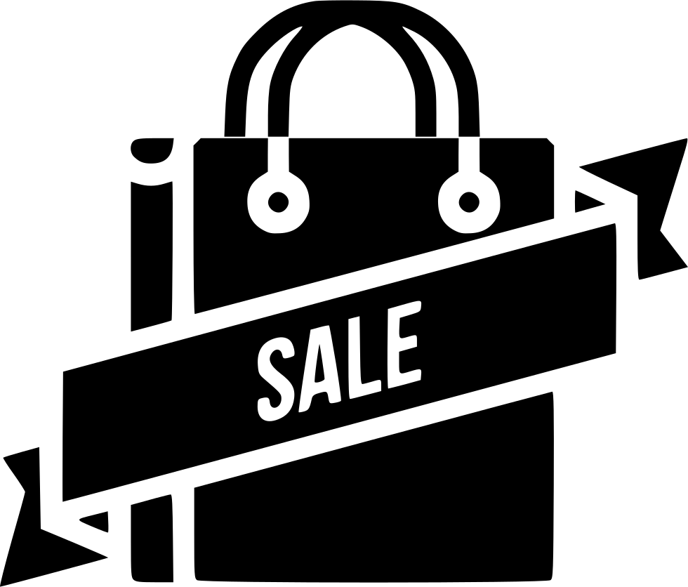 Sale Ribbon Carry Bag Cart Online Tag Label Comments - Bag (980x836), Png Download