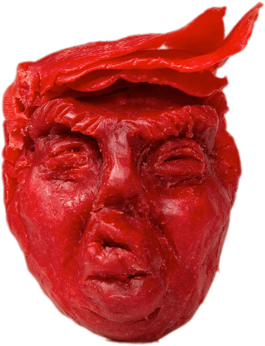 Babybel Wax Trump - Babybel Wax Sculptures (1200x900), Png Download
