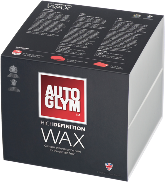 High Definition Wax Box Only - Autoglym High Definition Wax - Kit (600x600), Png Download