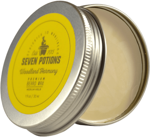 Seven Potions 'woodland Harmony' Beard Wax - Seven Potions Beard Wax 1 Oz. Natural And Organic Beard (480x480), Png Download