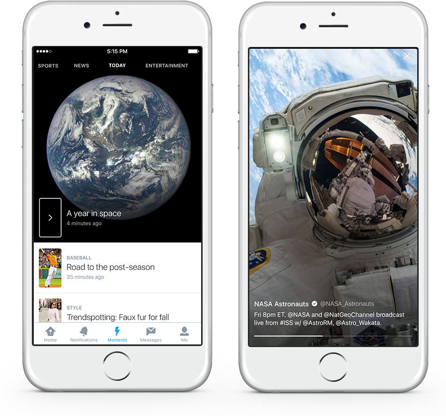 Twitter Launches Moments For Discovering Trending Stories - Snapchat Vertical Video Ad (925x900), Png Download