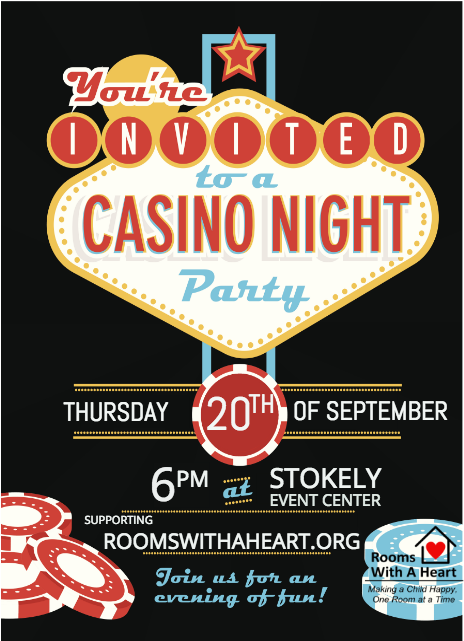 Untitled - " - Casino Night Flyers (640x640), Png Download