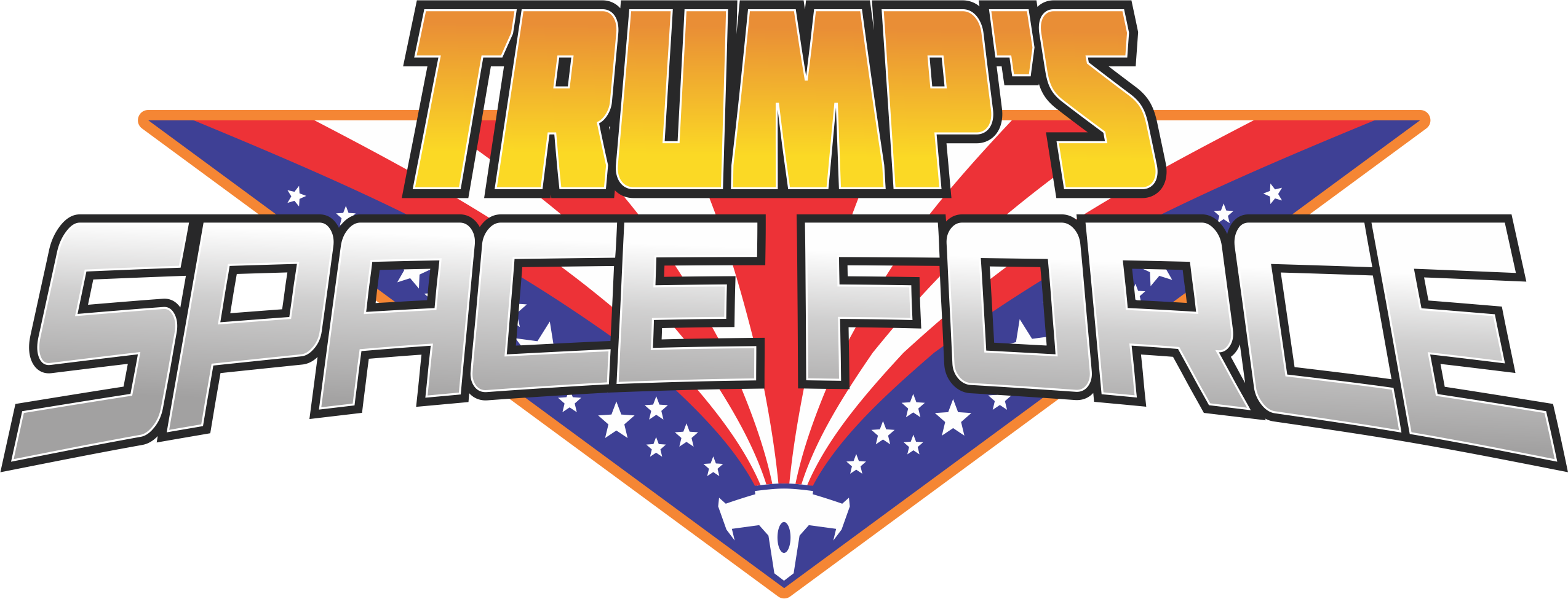 Trump Space Force Logo (2549x975), Png Download