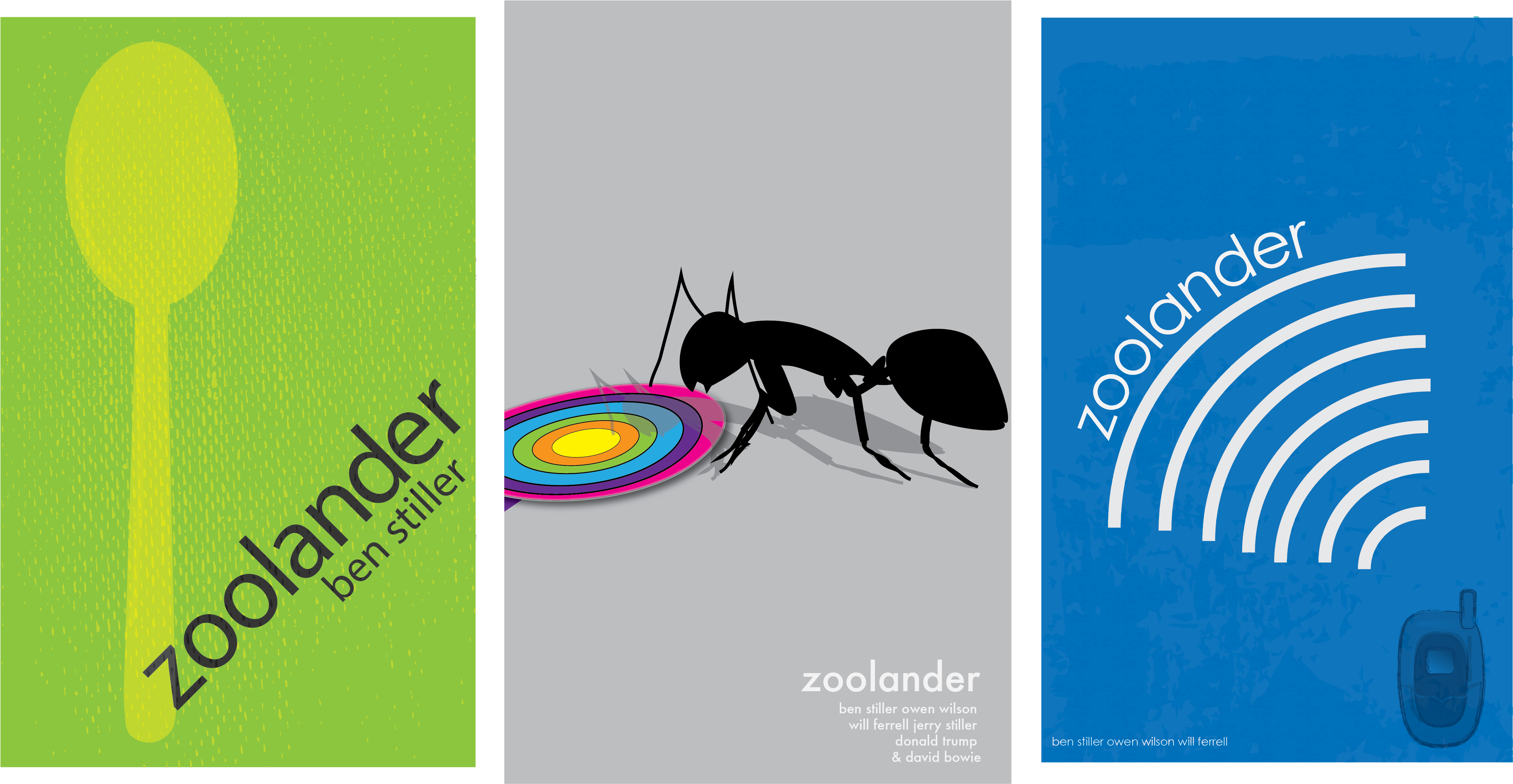 Project 3- Minimalist Poster Round 1 Zoolander - Graphic Design (5040x3045), Png Download