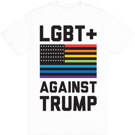 "lgbt Against Trump - T-shirt (484x484), Png Download