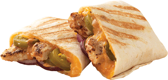 Chipotle Chicken Grilled Wrap - Chicken As Food (560x560), Png Download