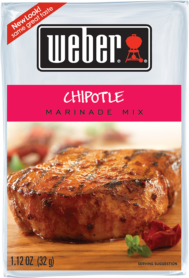 Chipotle Marinade Mix - Weber Chipotle Marinade Mix, 1.12 Oz (pack (800x1092), Png Download