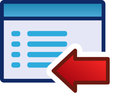 Computer Icons Menu Hamburger Button Buffet Restaurant - Back To Menu Icon (396x340), Png Download