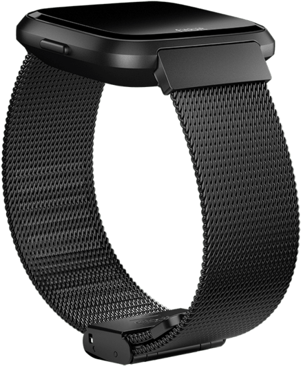 Fitbit Fitbit Accessories Fitbit Versa Metal Mesh Wrist - Fitbit Ionic Metal Mesh Band (822x700), Png Download