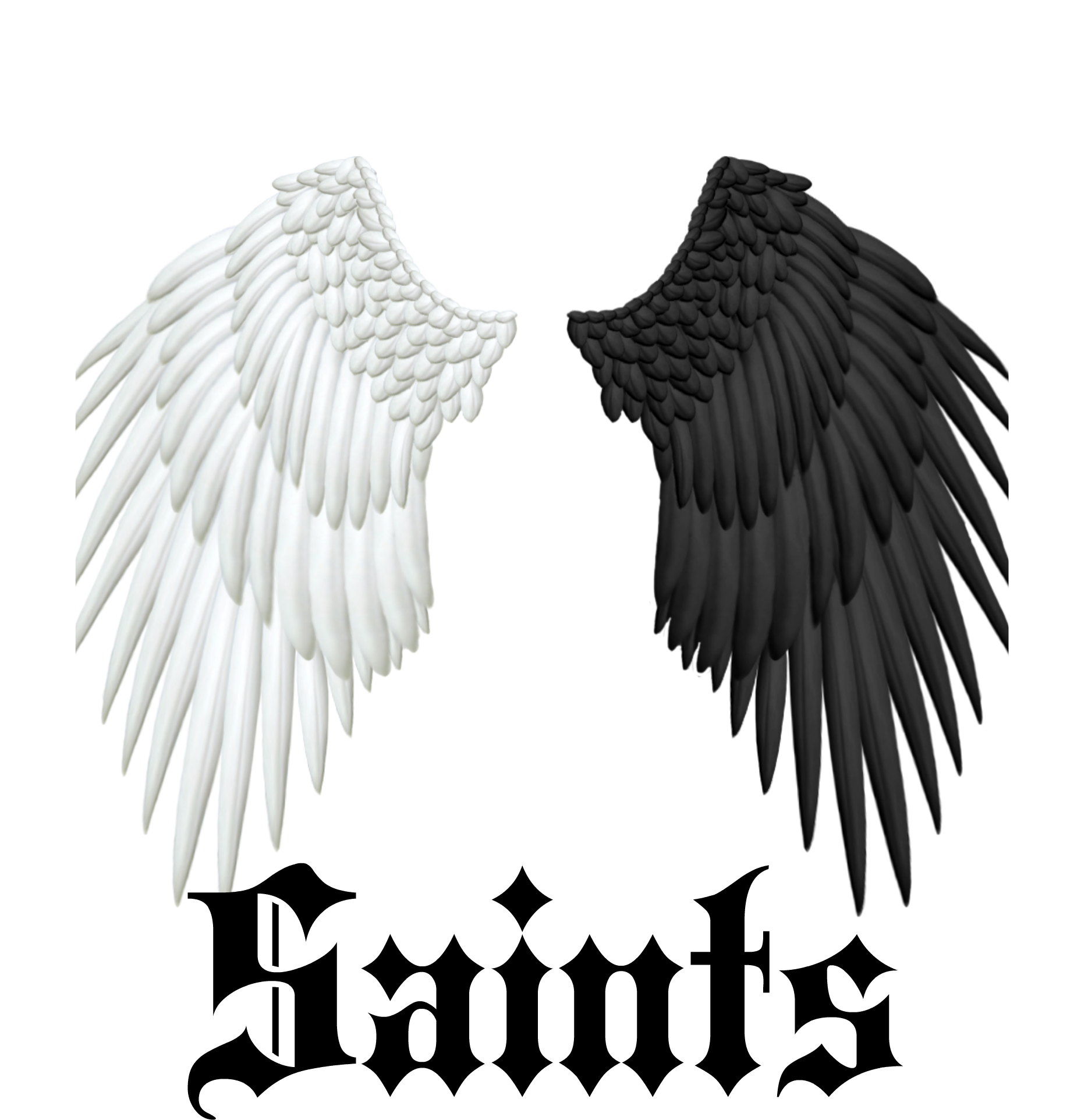 Saints - James In Old English (2000x2000), Png Download