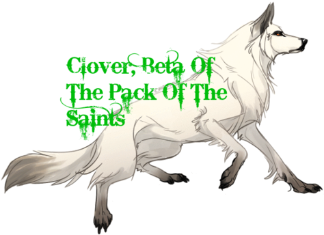 Clover Alpha Of Pack Of The Saints - Old Linemen Rule 2 Square Sticker 3" X 3" (500x350), Png Download