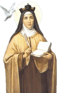 Saint Theresa - Let Nothing Disturb You St Teresa (400x400), Png Download