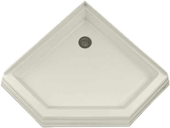Town Square 38 Inch By 38 Inch Neo Angle Shower Base - 32 Inch Neo Angle Shower Base (570x570), Png Download