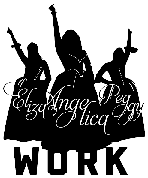 From The Official Hamilton App - Hamilton Schuyler Sisters Silhouette (618x618), Png Download