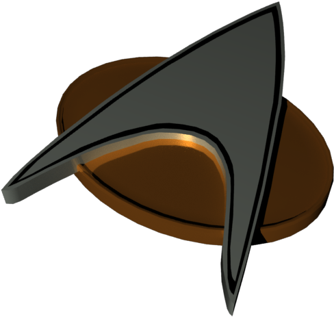 Communicator Badge, From Star Trek (960x540), Png Download