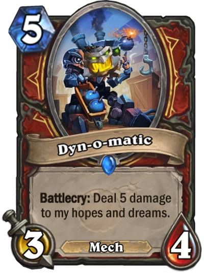 Fluffno New Sneed's Feelsbadman - Hearthstone Mech C Thun (400x543), Png Download