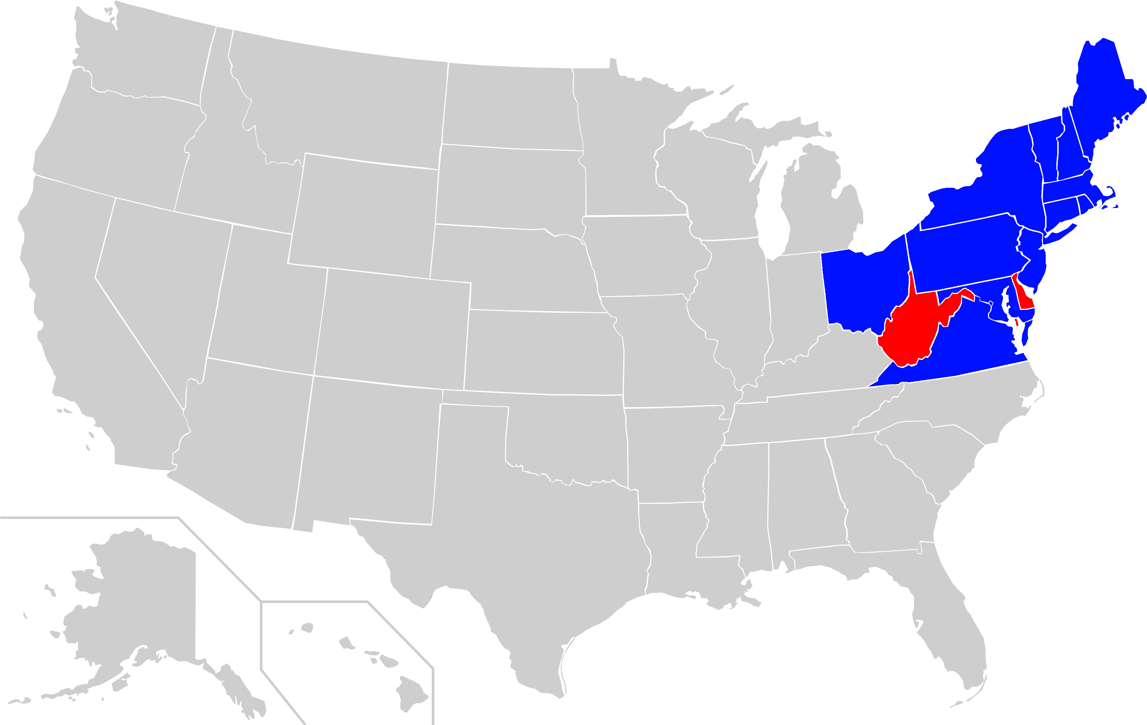Mike Pence Republican - States That Allow Corporal Punishment In Schools 2018 (4000x2473), Png Download