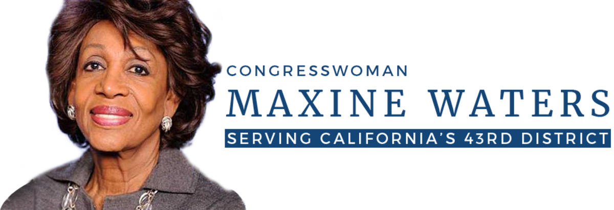 Image Placeholder Title - Maxine Waters For President (1200x411), Png Download