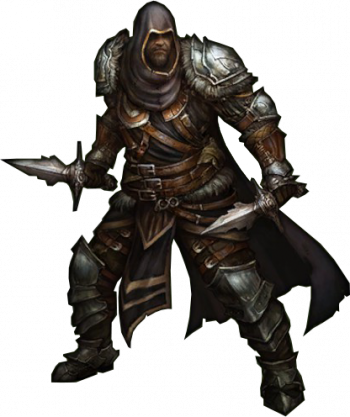 Rogue Armor - Lords Of The Fallen Rogue (350x417), Png Download