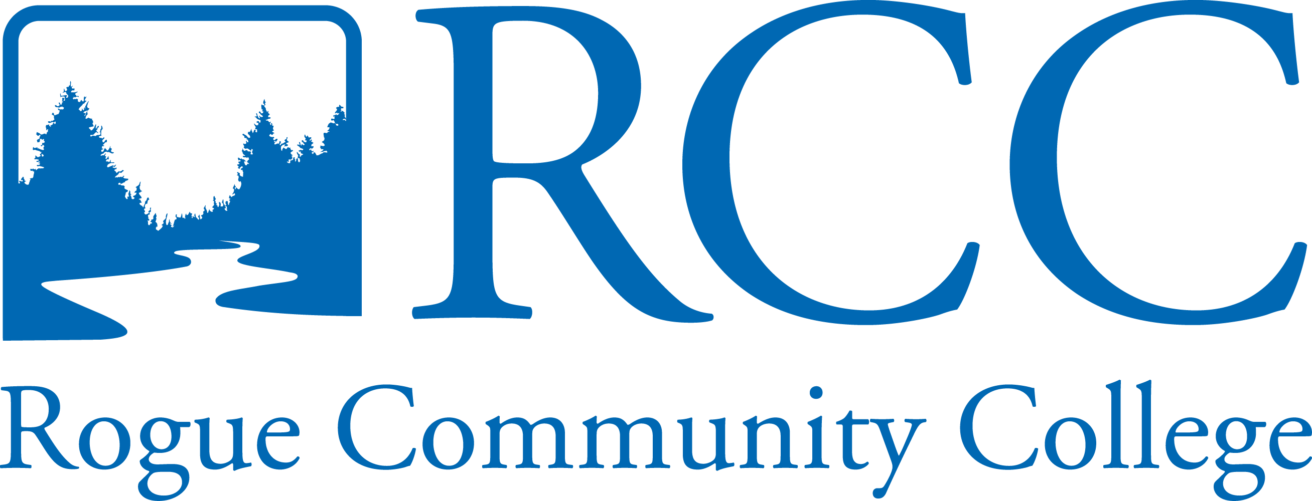 Rogue Community College Logo (2615x1000), Png Download