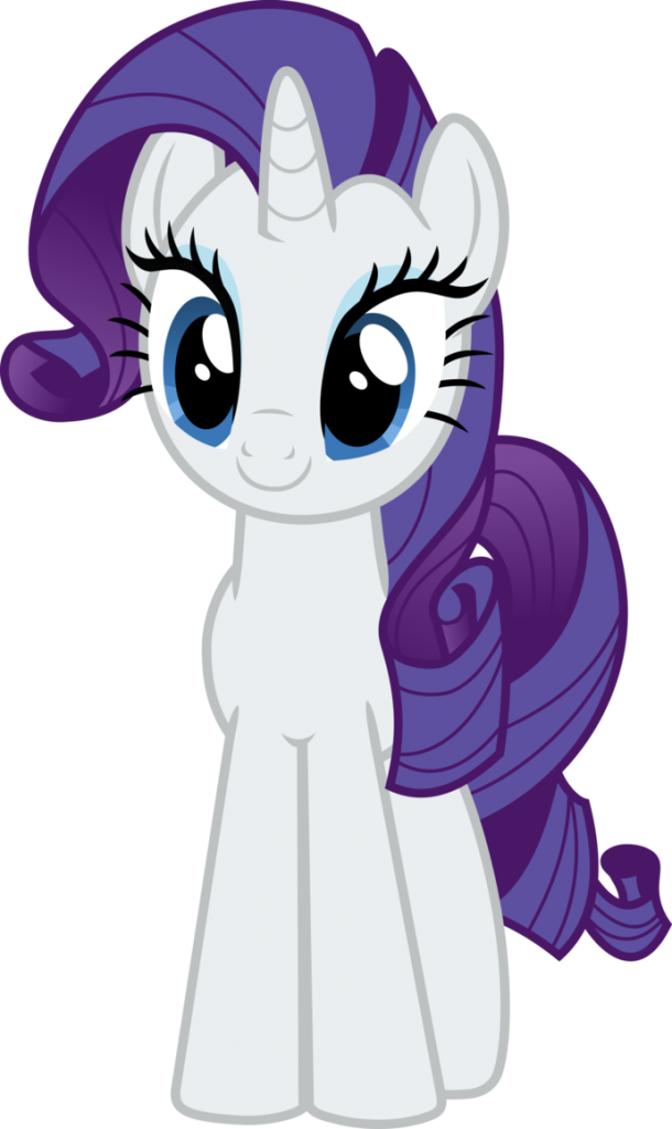 Rarity Transparent - Rarity Vector (610x1024), Png Download