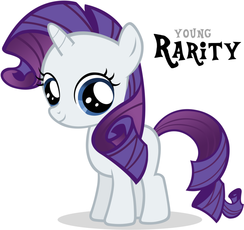 Fanmade Young Rarity - My Little Pony Young Rarity (900x904), Png Download