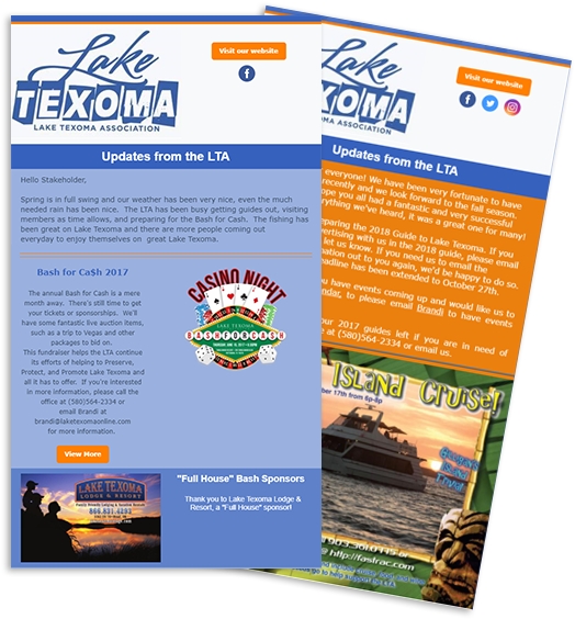 43d3d2a0977a1509045104 Lta Newsletter - Lake Texoma (580x623), Png Download