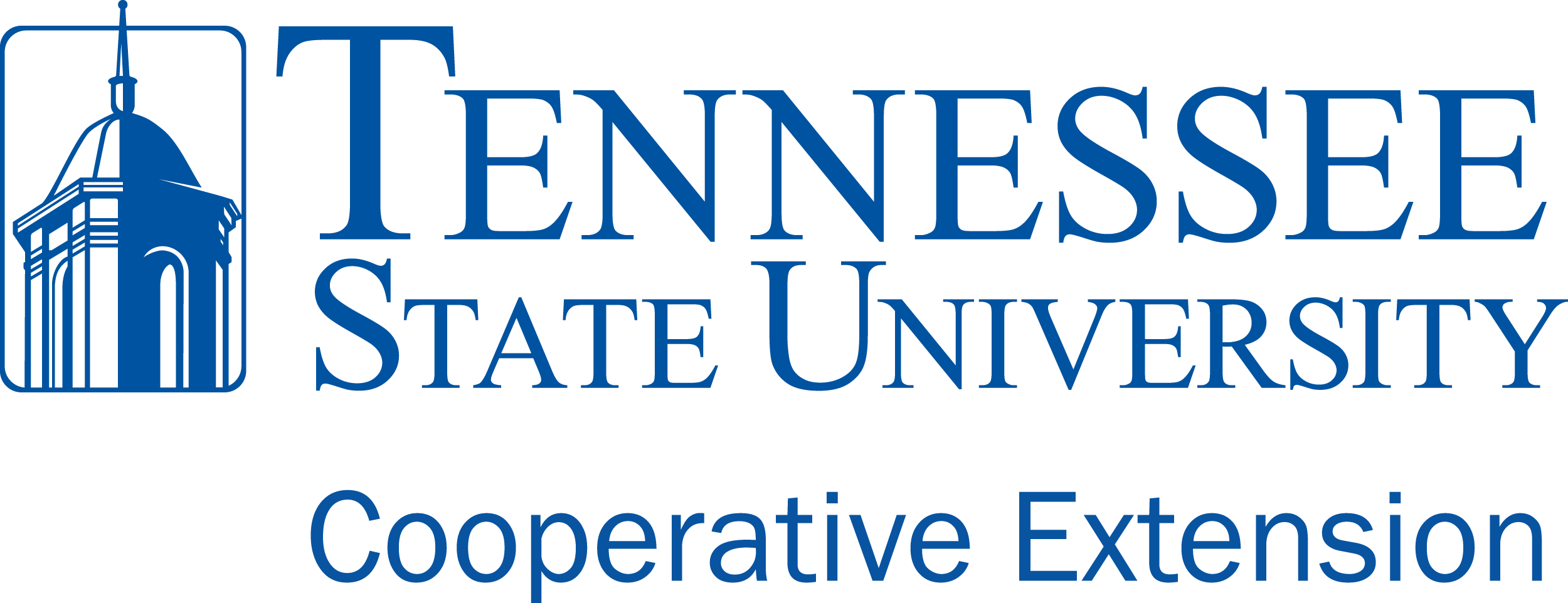 Cooperative Extension Blue - Tennessee State University (2500x962), Png Download