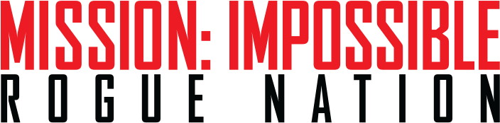 Mission Impossible Rogue Nation Logo - Mission Impossible Rogue Nation Title (715x184), Png Download