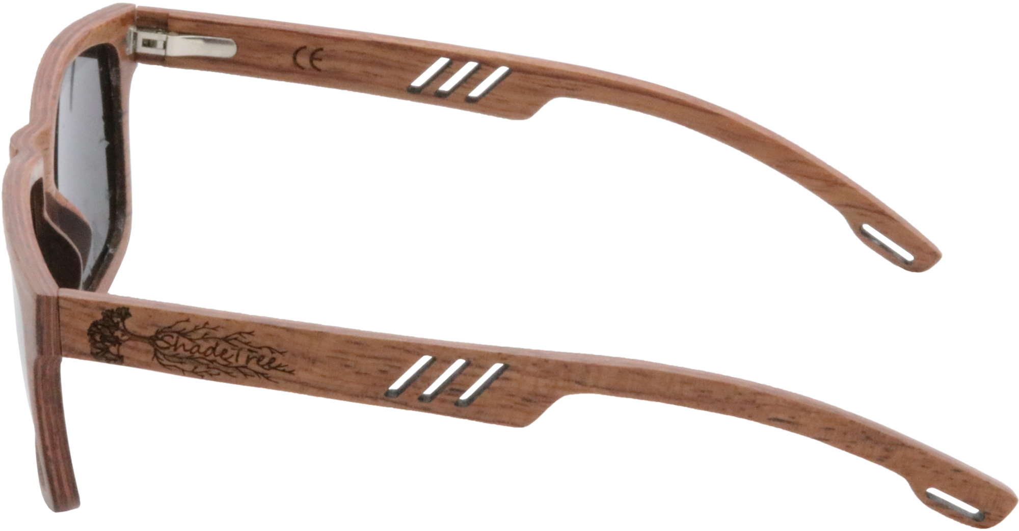 Socrates Red - Red Rosewood - Sunglasses (2000x1043), Png Download